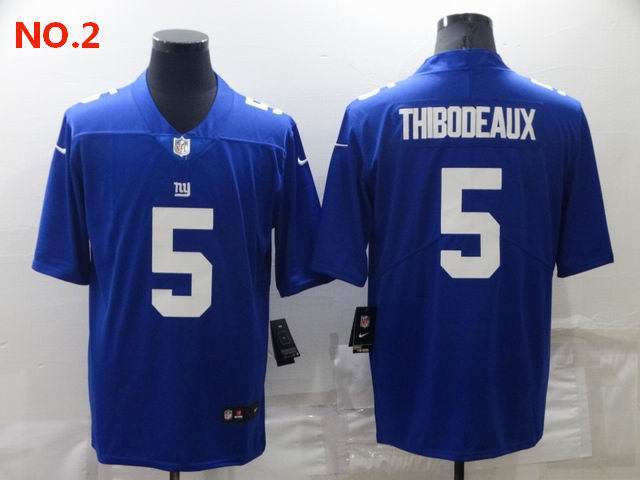  Men's New York Giants #5 Kayvon Thibodeaux Jersey NO.2;
